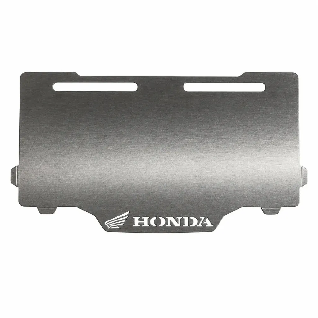PROTECTOR DE PLACA HONDA LOGO ABAJO