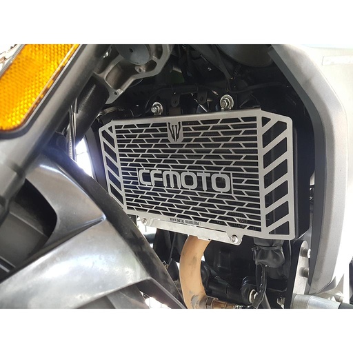 [PCF0101001] PROTECTOR RADIADOR CFMOTO 250NK - 300NK (Plateado)