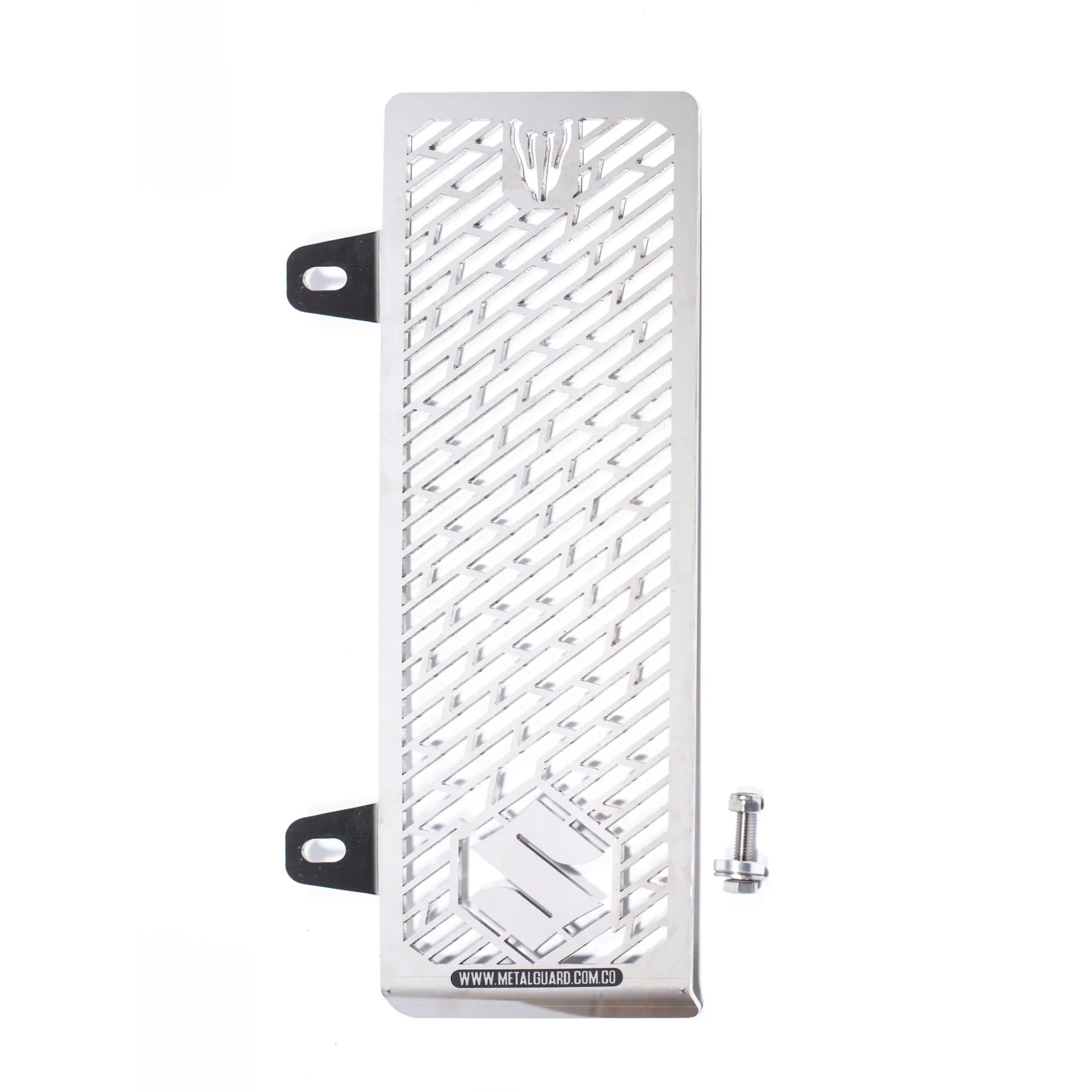 [PSU01015928] PROTECTOR RADIADOR SUZUKI GIXXER 250 (Plateado)