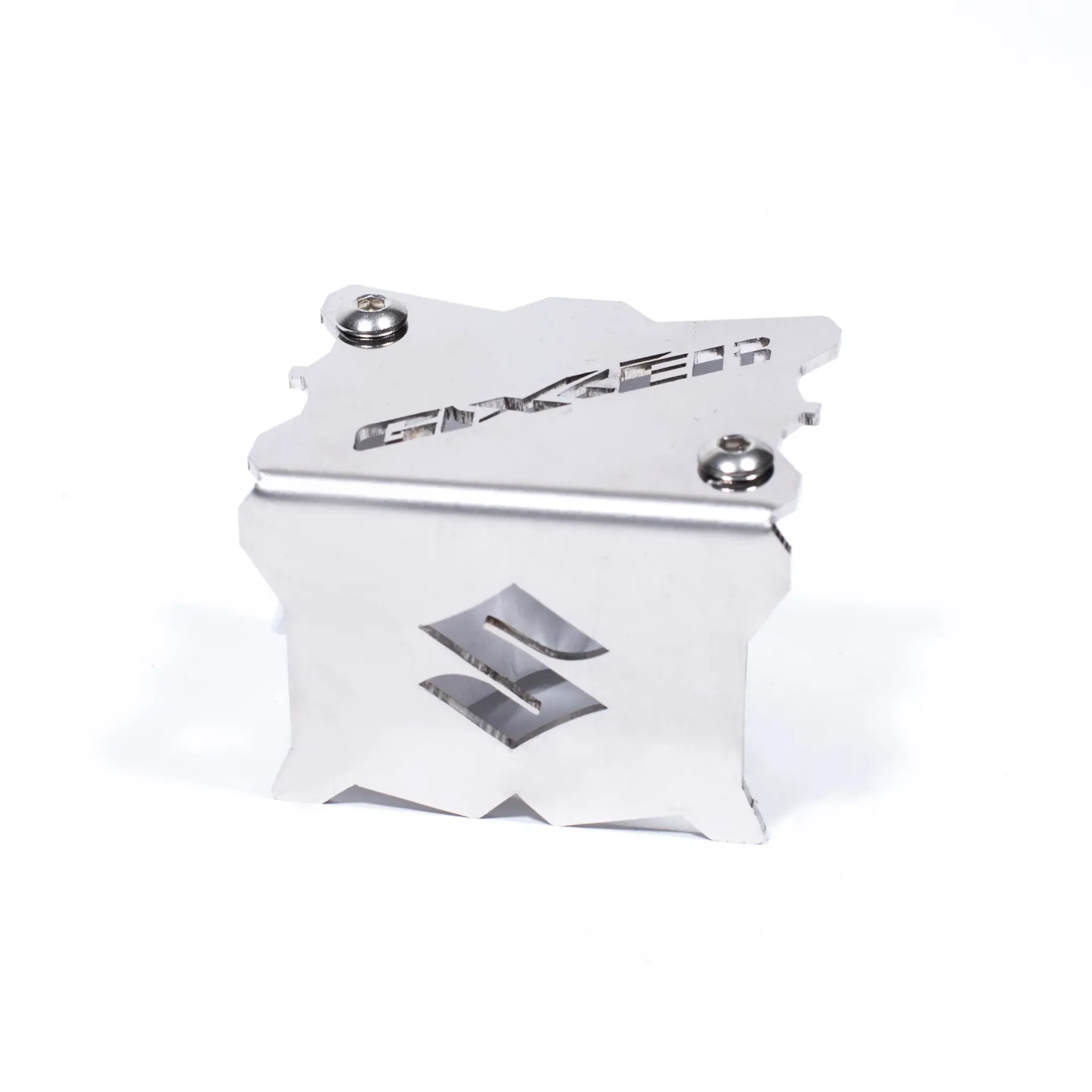 [PSU04011030] PROTECTOR DEPOSITO DELANTERO SUZUKI GIXXER 150 Y 250 (Plateado)