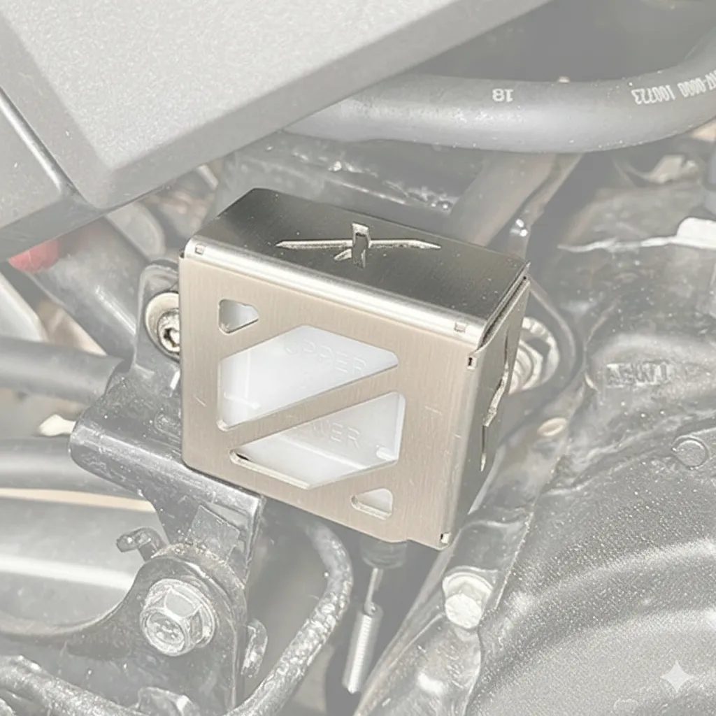 [PHE0426411] PROTECTOR DEPOSITO TRASERO HERO XPULSE 200 4V (Plateado)