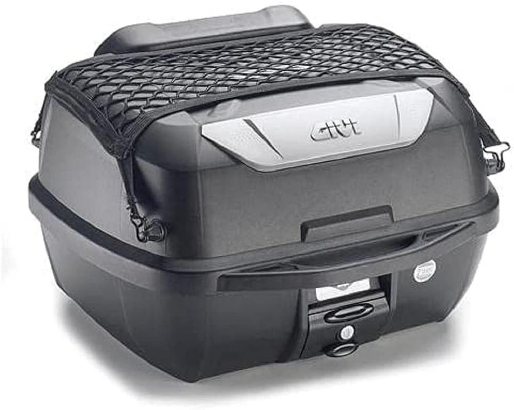 BAUL 43 LTS TOUR INCLUYE BASE, KIT DE ANCLAJE, ESPALDAR Y MALLA SISTEMA MONOLOCK