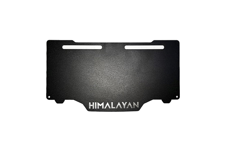 PROTECTOR DE PLACA NEGRA GRABADA ROYAL ENFIELD HIMALAYAN