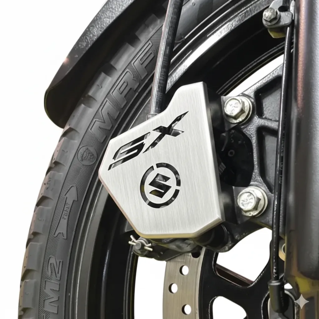 [PSU0527058] PROTECTOR CALIPER SUZUKI VSTROM 250SX (Plateado)