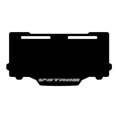 PROTECTOR DE PLACA SUZUKI VSTROM GRABADO