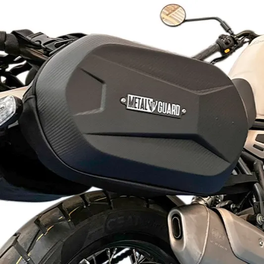 COMBO PORTA ALFORJAS ROYAL ENFIELD HIMALAYAN 450 + ALFORJAS METALGUARD